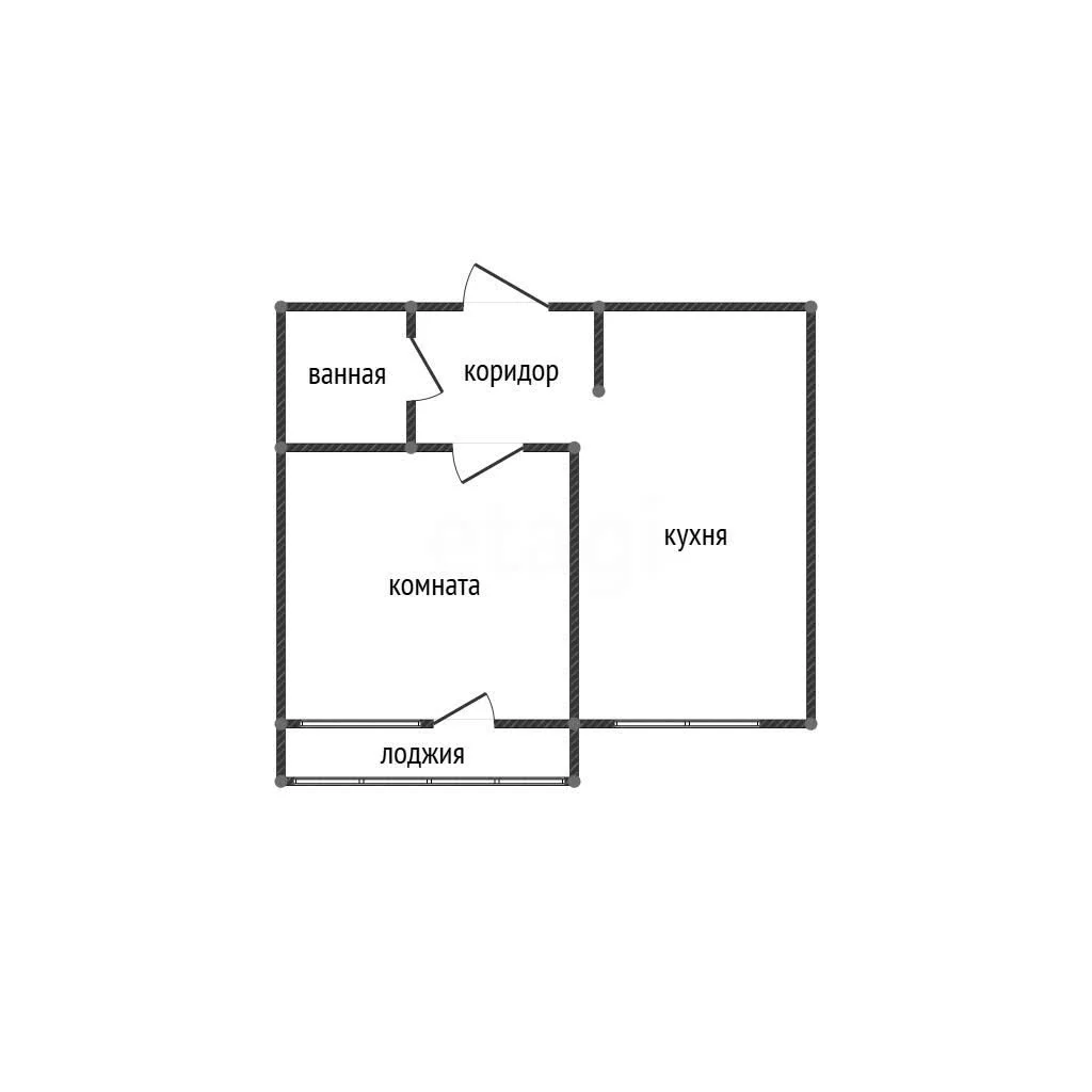 1-к квартира, 37.6м² (улица Западный Обход, 38/1к3) - миниатюра 6