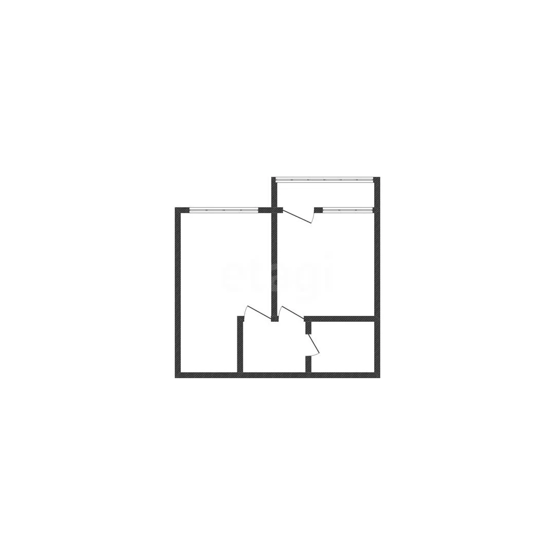 1-к квартира, 33.4м² (улица имени В.М. Комарова, 106бк6) - миниатюра 10