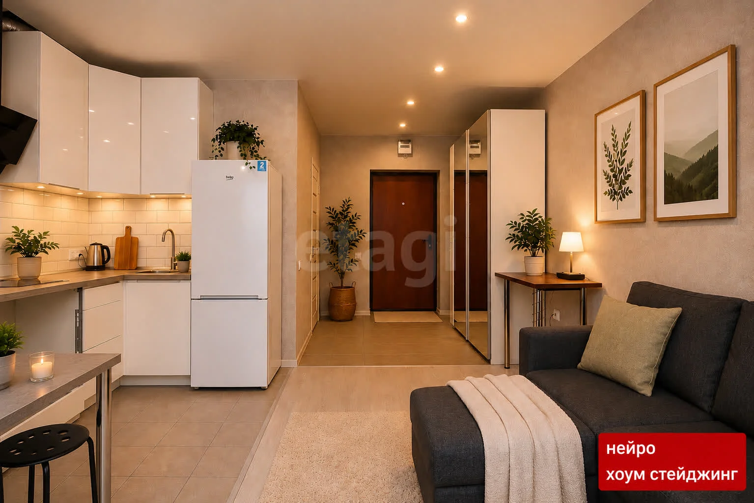 Студия, 24м² (Заполярная улица, 37к5) - миниатюра 2