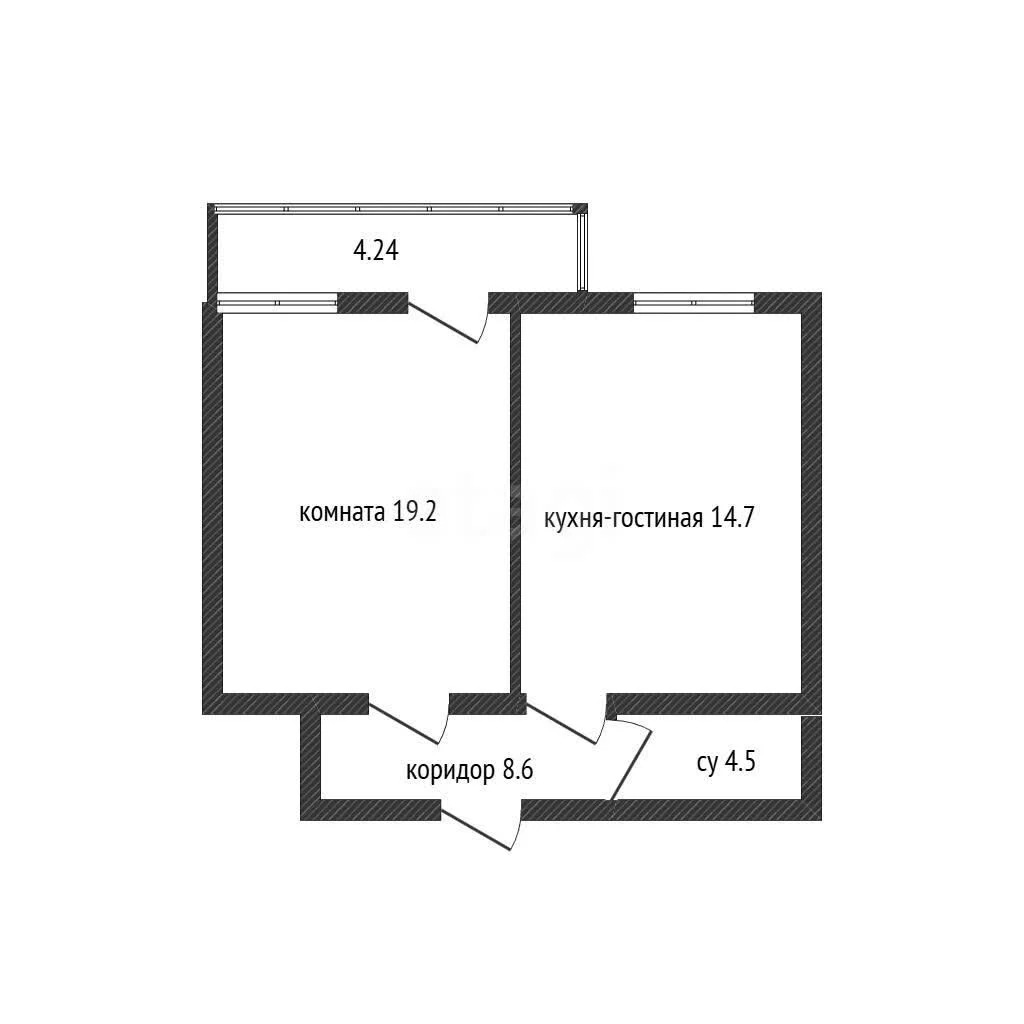 1-к квартира, 47м² (улица Можайского, 55) - миниатюра 41