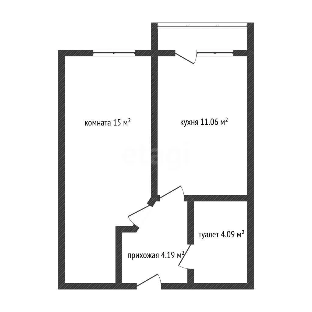 1-к квартира, 40м² (улица Евгении Жигуленко, 11/2) - миниатюра 8