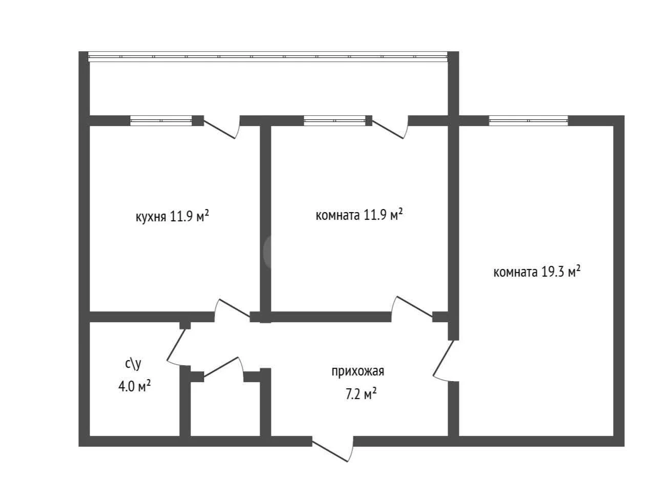 2-к квартира, 56.3м² (улица Героя А.А. Аверкиева, 22) - миниатюра 32