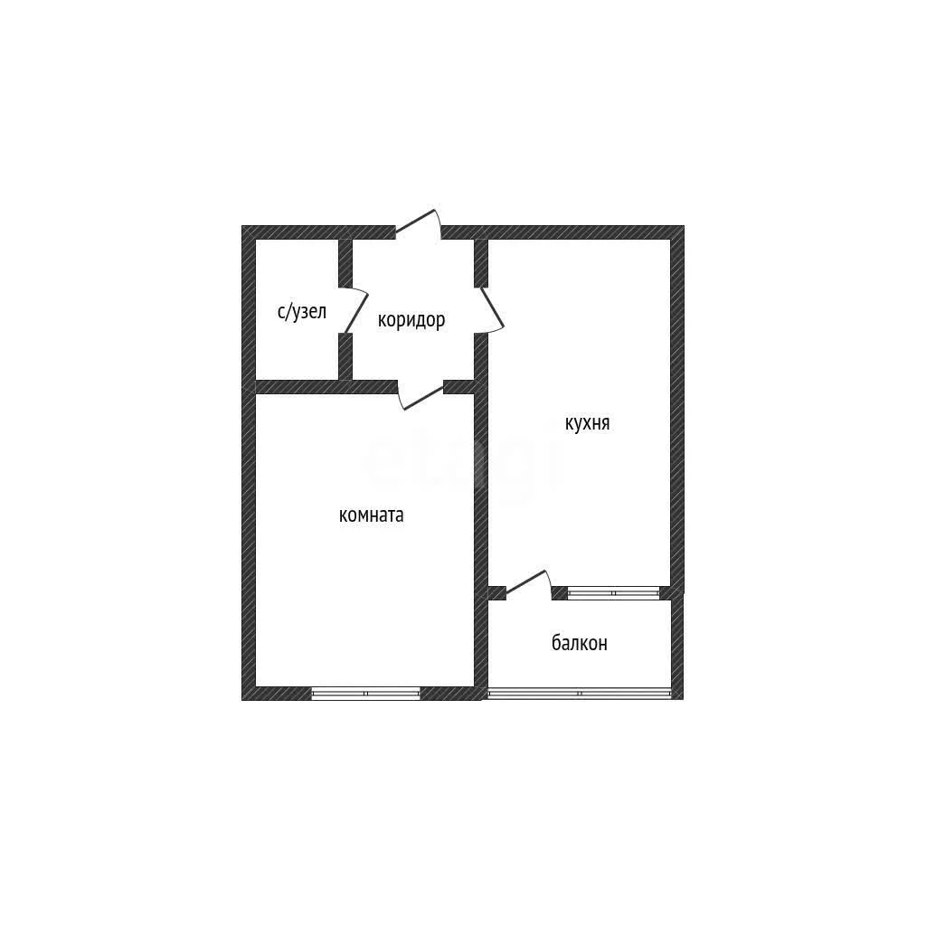 1-к квартира, 36.7м² (Заполярная улица, 37к5) - миниатюра 29