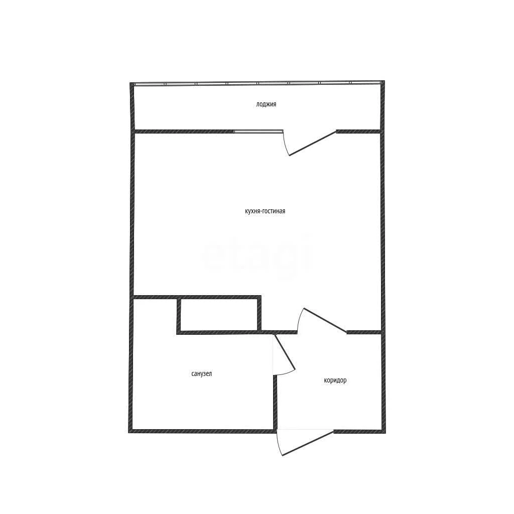 Студия, 20.4м² (улица Константина Гондаря, 109) - миниатюра 15