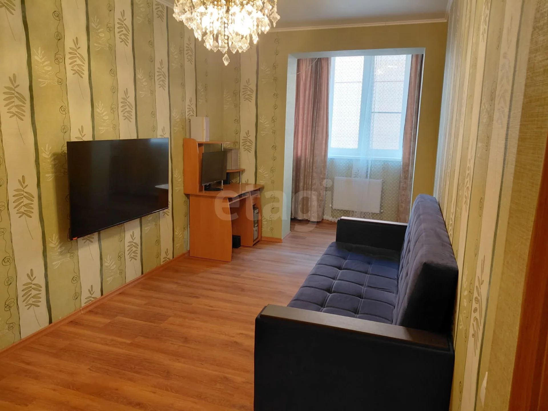 1-к квартира, 38.3м² (улица имени Мусоргского М.П., 3) - миниатюра 2