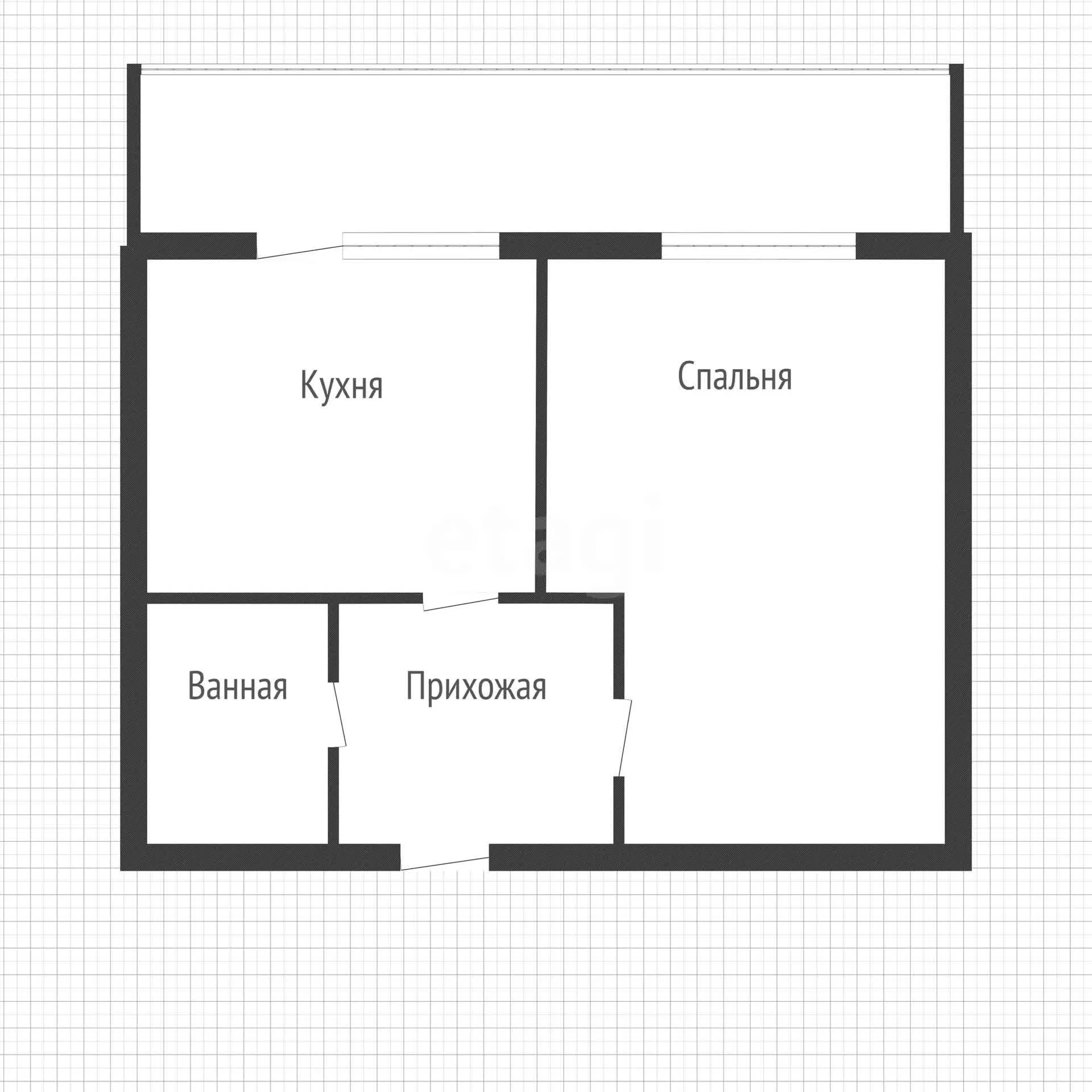 1-к квартира, 30.1м² (Городская улица, 1) - миниатюра 9