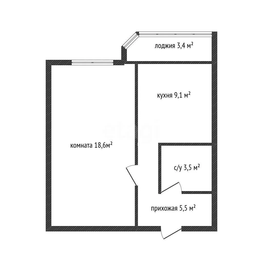 1-к квартира, 35.7м² (Тверской проезд, 3) - миниатюра 27