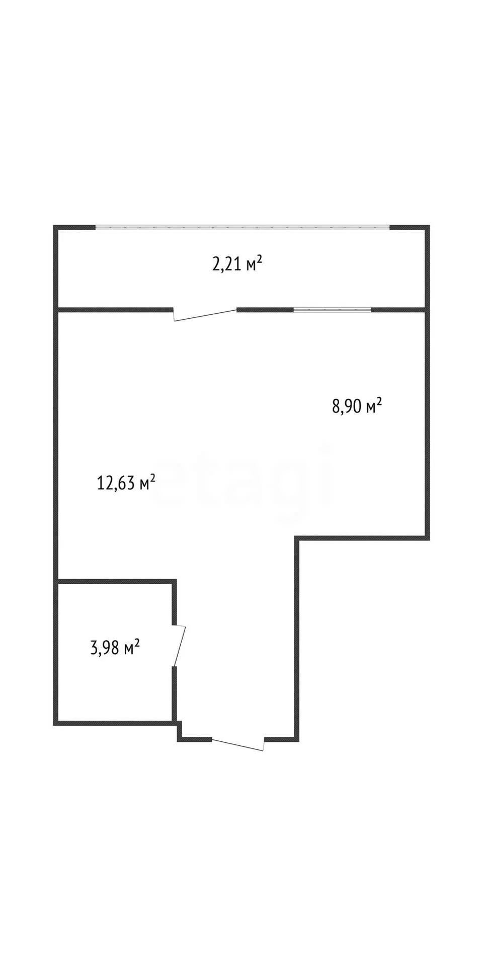 Студия, 34.4м² (улица Красных Партизан, 1/4к1) - миниатюра 10