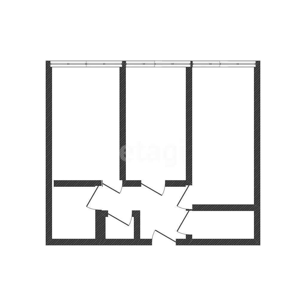 2-к квартира, 59.1м² (улица Марины Цветаевой, 1к1) - миниатюра 4