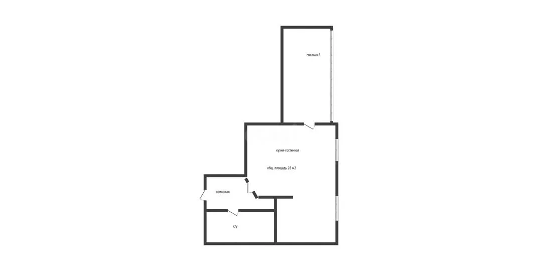 1-к квартира, 28.6м² (Красная улица, 43) - миниатюра 14