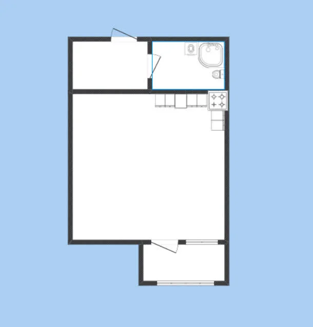 Студия, 23.3м² (Российская улица, 257/7) - миниатюра 16