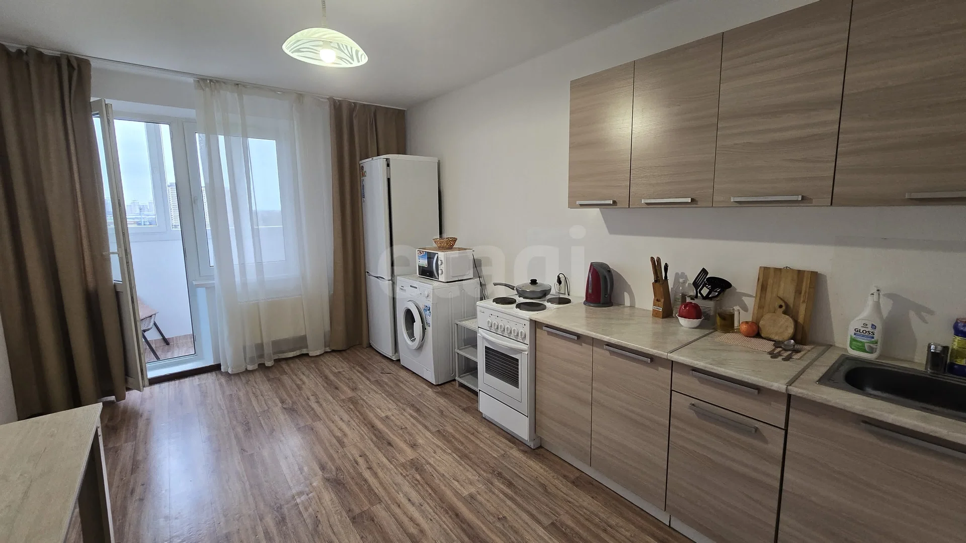 2-к квартира, 61.4м² (улица Снесарева, 18) - миниатюра 2