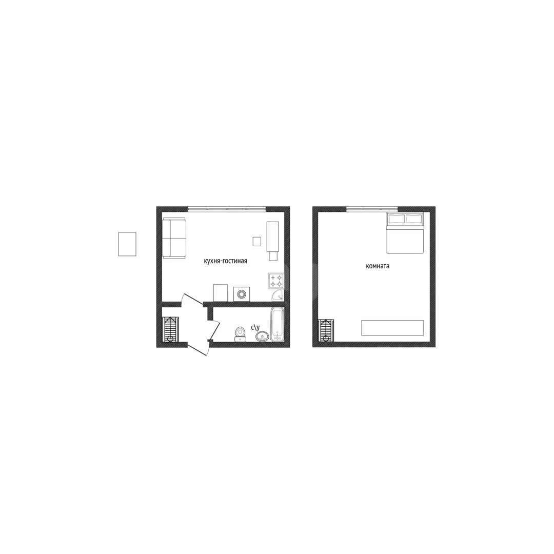 2-к квартира, 53м² (улица имени Ф.И. Шаляпина, 33/1к1) - миниатюра 24