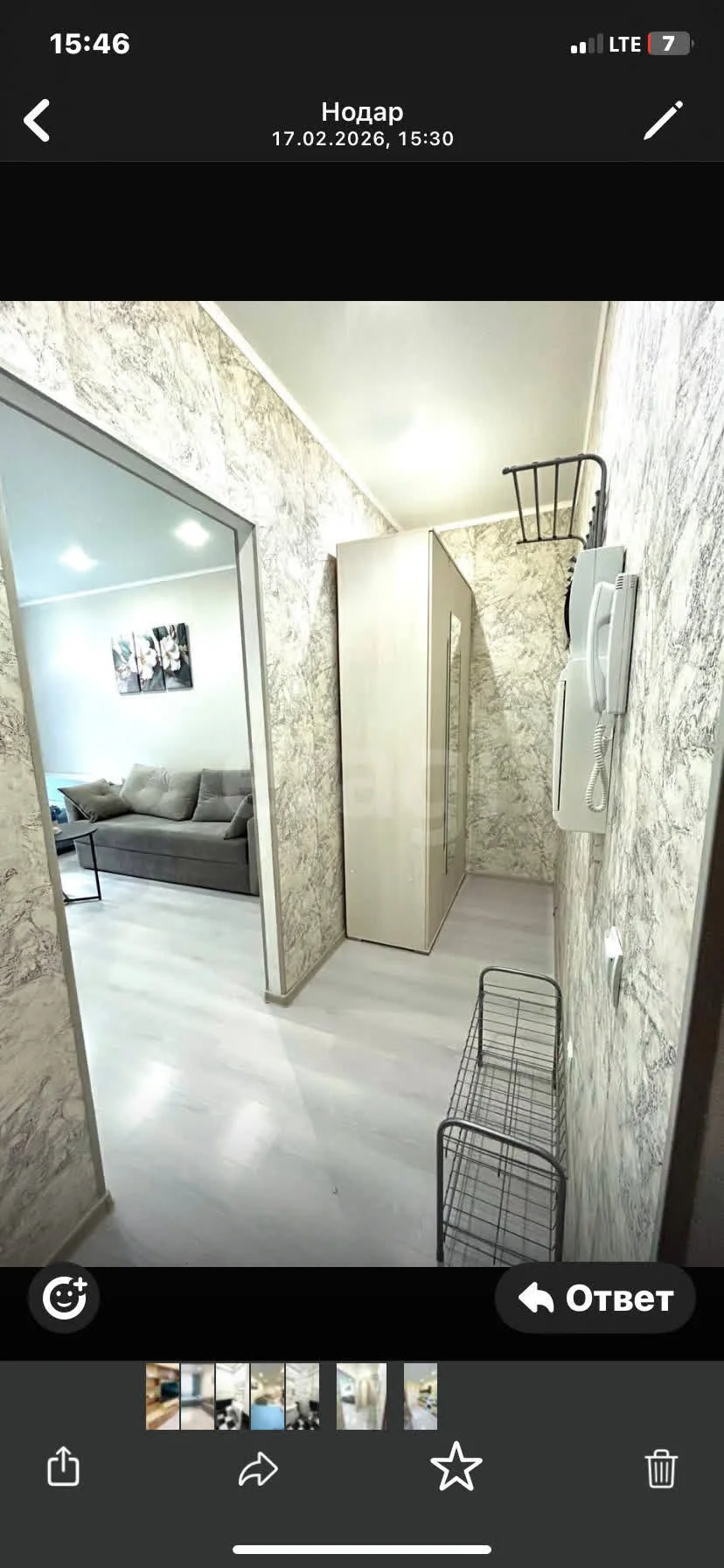 1-к квартира, 40м² (улица Евгении Жигуленко, 13к1) - миниатюра 8