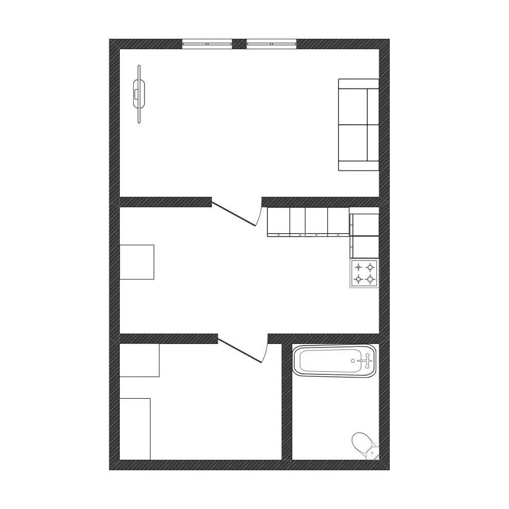Студия, 24.5м² (Виноградная улица, 2) - миниатюра 25