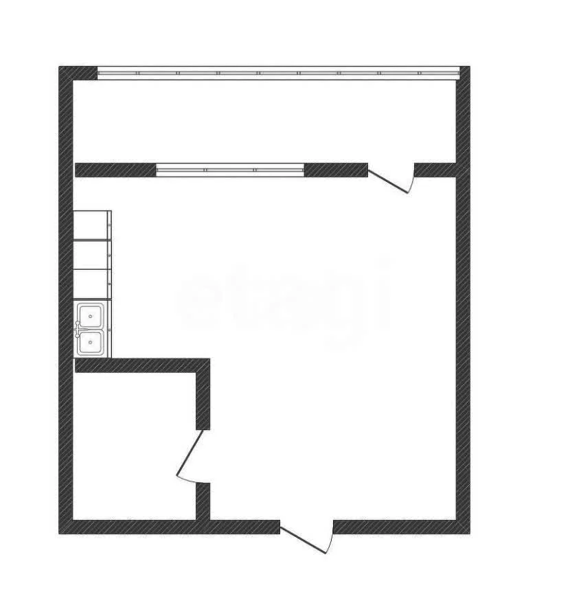 Студия, 20м² (улица Красных Партизан, 1/4к15) - миниатюра 10