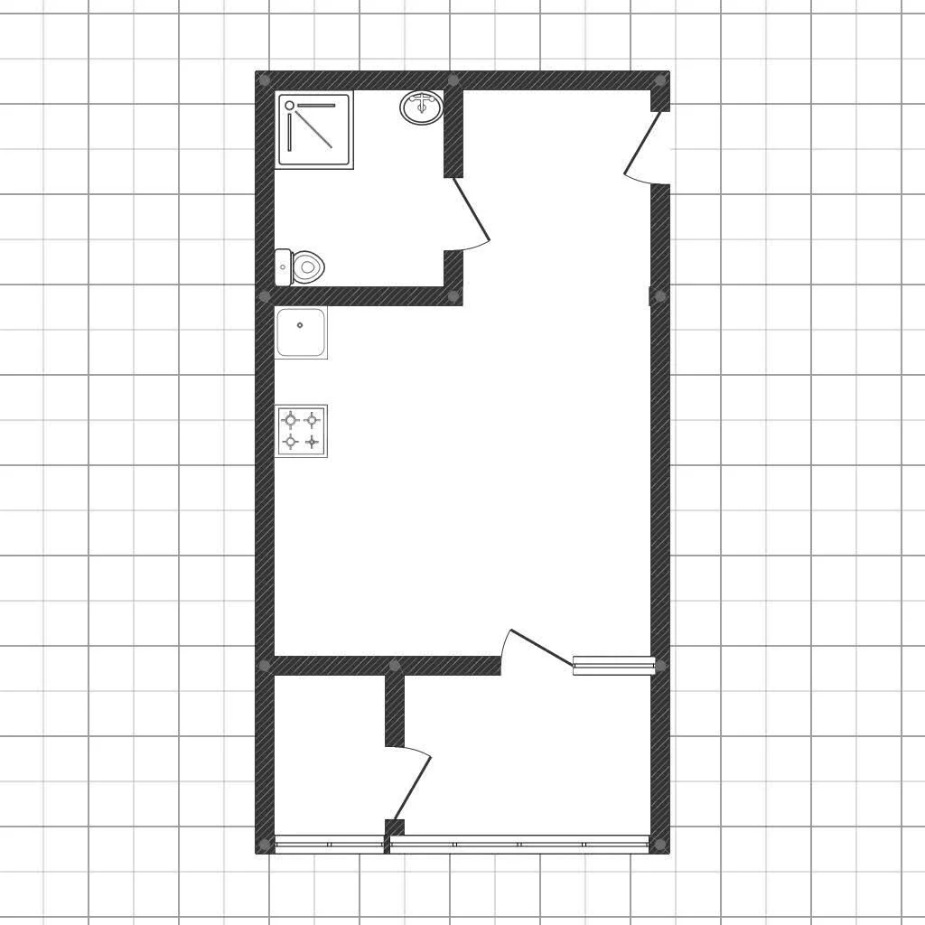 Студия, 19.5м² (улица Адмирала Макарова, 5) - миниатюра 7