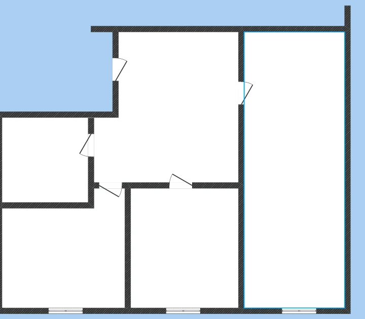 2-к квартира, 56.9м² (улица имени С.В. Рахманинова, 21к1) - миниатюра 8