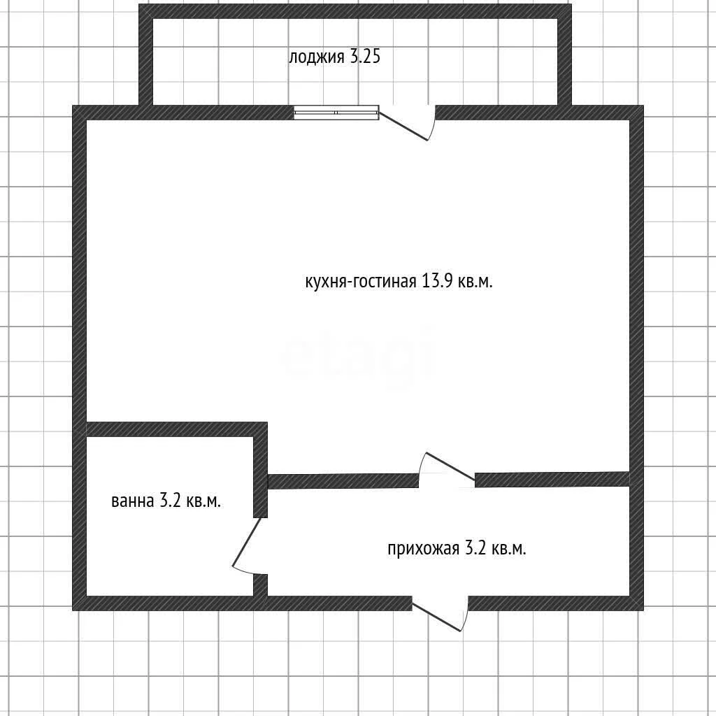 Студия, 23.1м² (улица Западный Обход, 42к6) - миниатюра 22