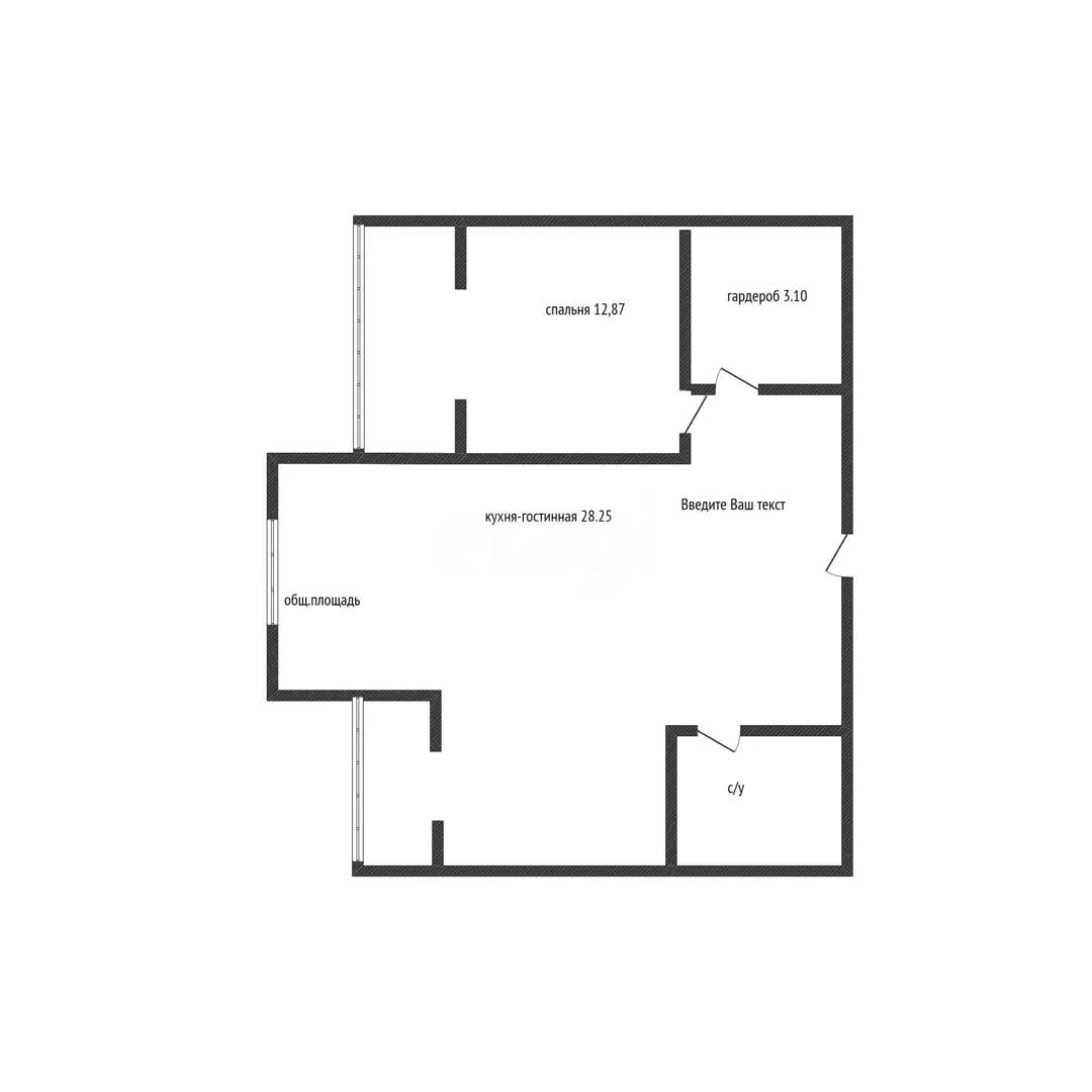 2-к квартира, 56.9м² (улица имени П.М. Гаврилова, 60) - миниатюра 21