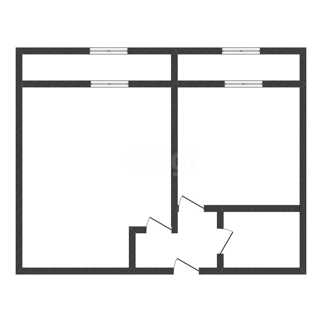 1-к квартира, 46.9м² (Заполярная улица, 37к5) - миниатюра 6