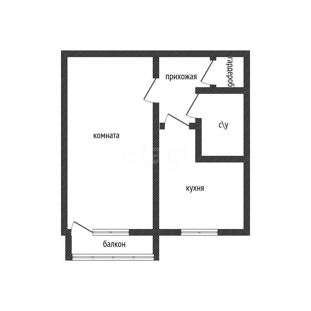 1-к квартира, 34м² (проспект Чекистов, д.7к1) - миниатюра 8