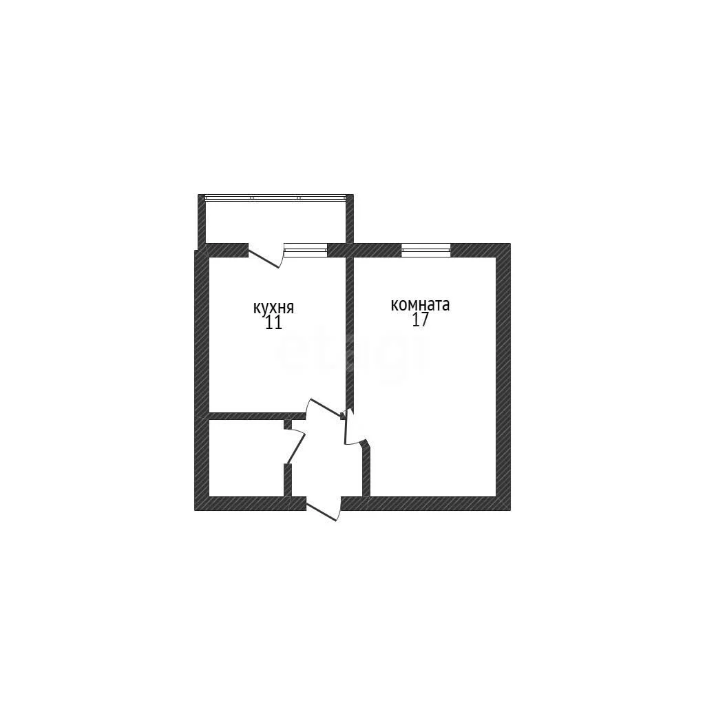 1-к квартира, 36.6м² (улица Кирова, 206/1) - миниатюра 27
