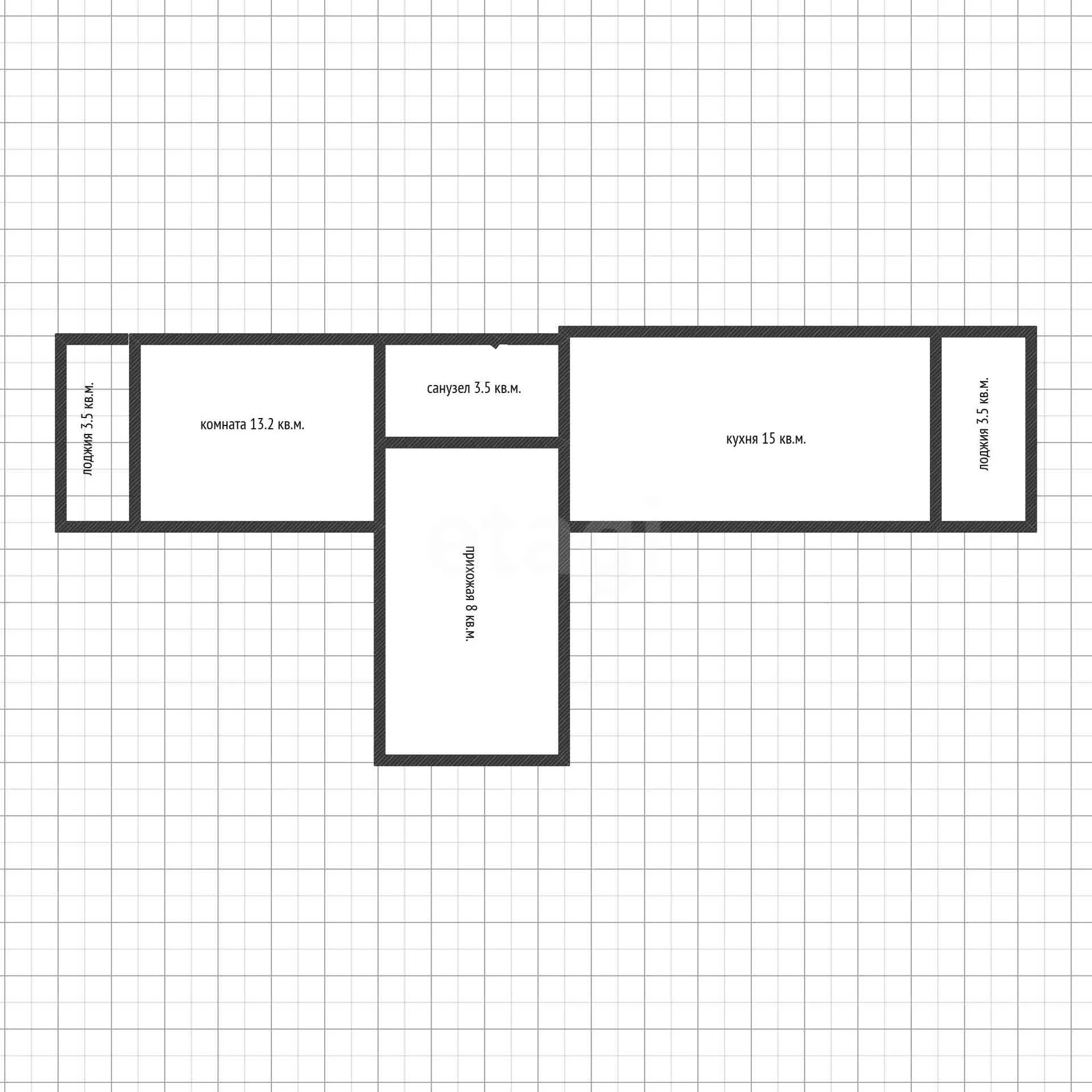 1-к квартира, 40м² (Скандинавская улица, 1к11) - миниатюра 13