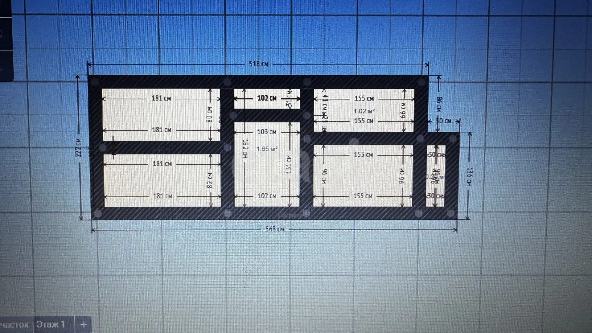 3-к квартира, 60м² (улица Седина, 44) - миниатюра 14