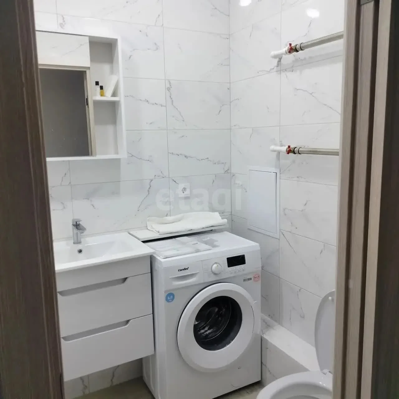 1-к квартира, 28.2м² (улица Генерал-лейтенанта Александра Сапрунова, 37) - миниатюра 7