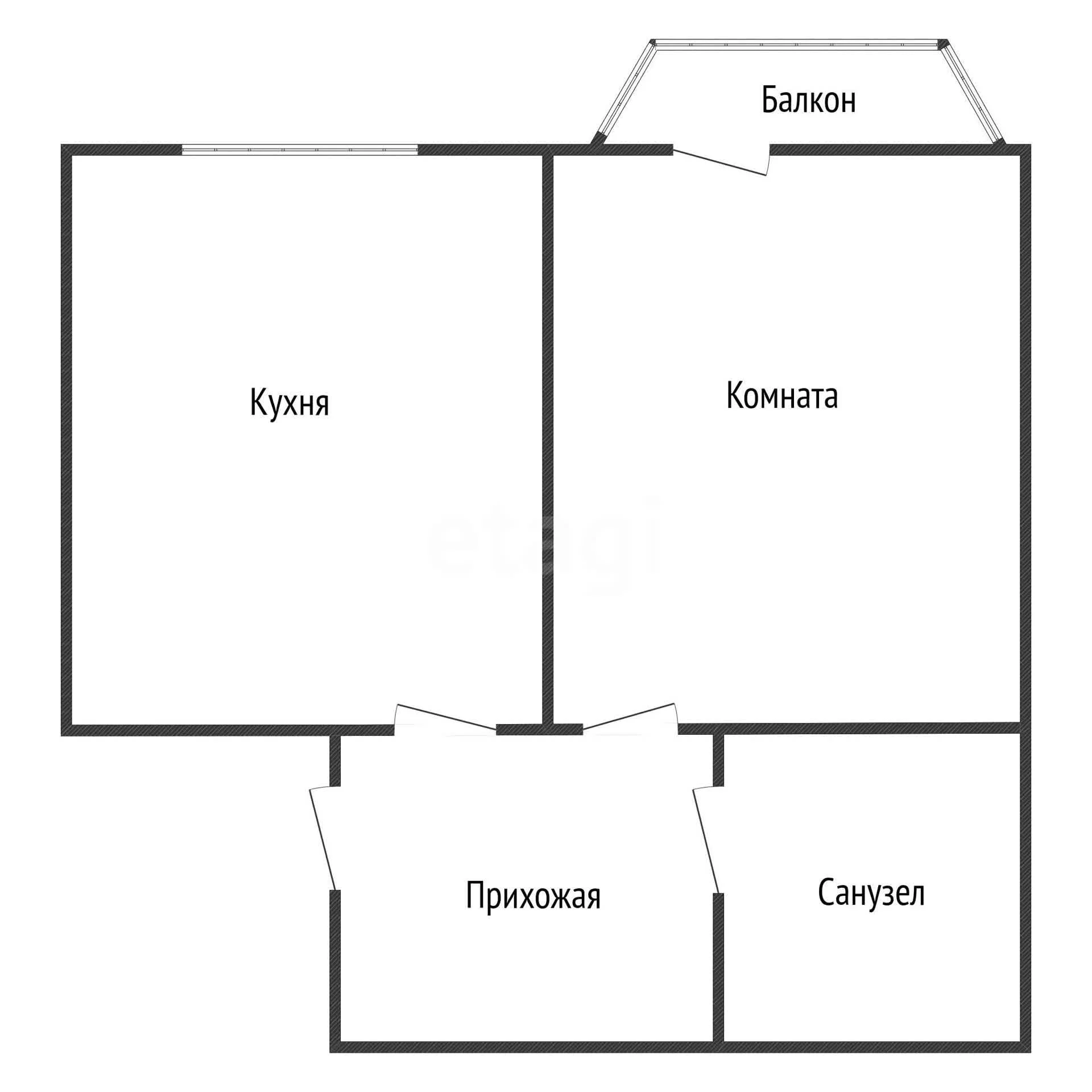 1-к квартира, 39.9м² (улица Тургеневское шоссе, 25/4а) - миниатюра 37