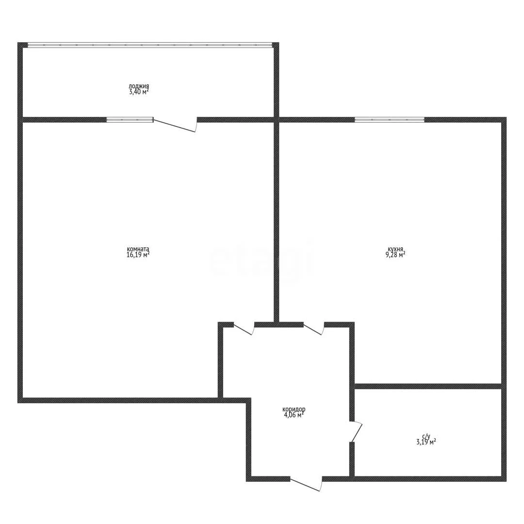 1-к квартира, 32.7м² (Садовая улица, 9) - миниатюра 14