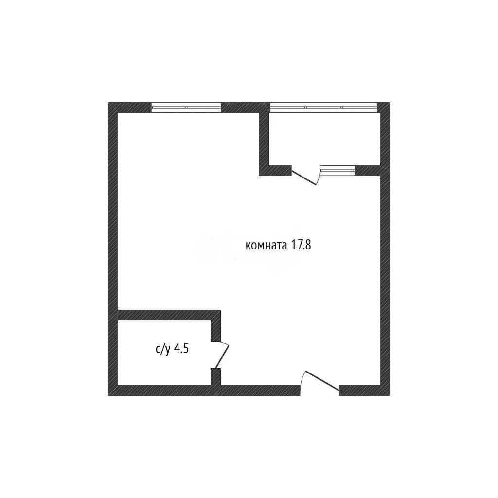 Студия, 22.3м² (Войсковая улица, 4к13) - миниатюра 11