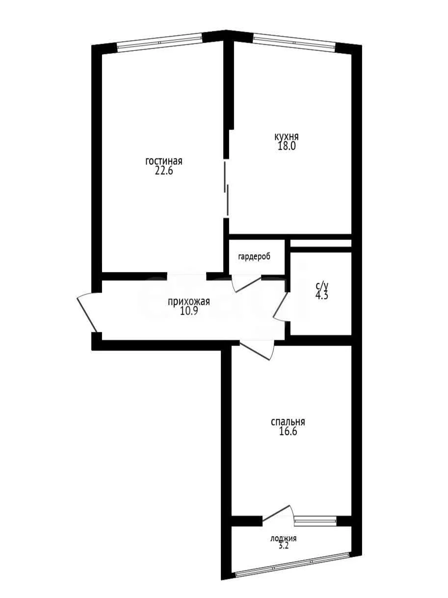 2-к квартира, 72.2м² (Восточно-Кругликовская улица, 42/3к2) - миниатюра 25
