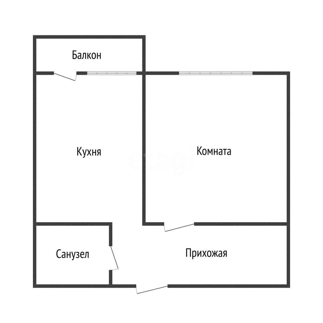 1-к квартира, 38.7м² (Тепличная улица, 96) - миниатюра 26
