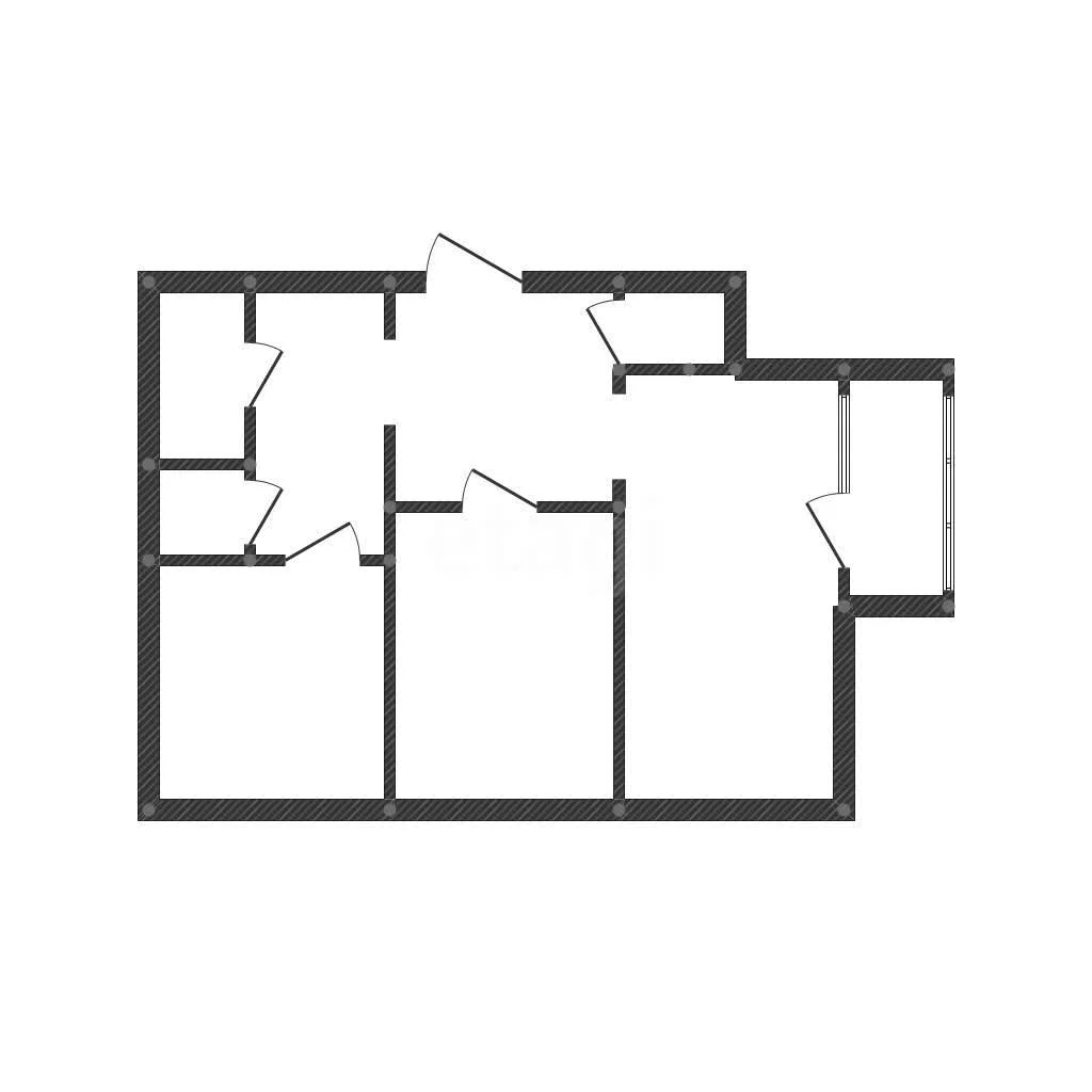 2-к квартира, 49.5м² (Промышленная улица, 21/5) - миниатюра 17