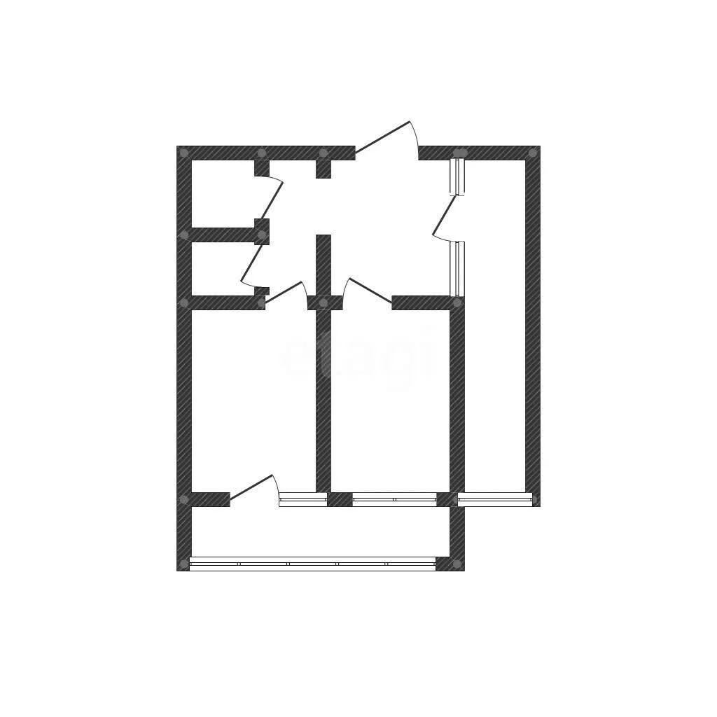 2-к квартира, 54.5м² (улица имени Калинина, 13к60) - миниатюра 13