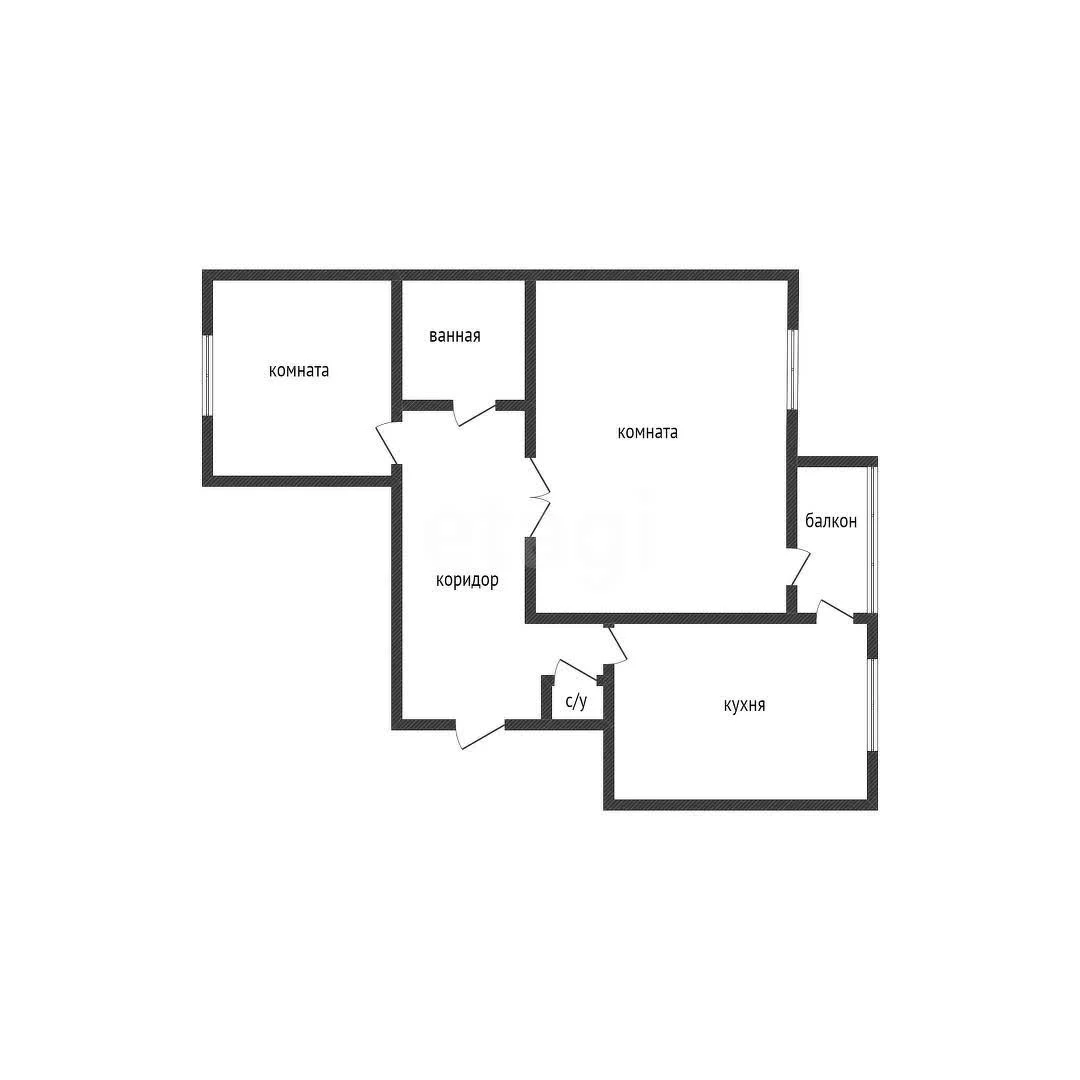2-к квартира, 57.2м² (Византийская улица, 9) - миниатюра 20