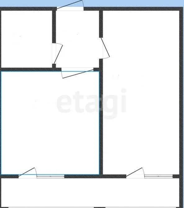 1-к квартира, 37.8м² (улица имени Валерия Гассия, 18) - миниатюра 13
