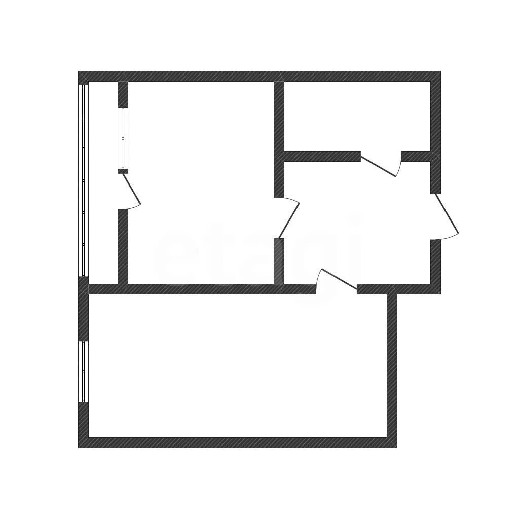 1-к квартира, 34.3м² (Питерская улица, 40) - миниатюра 7