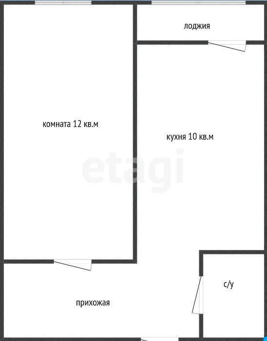 1-к квартира, 32.9м² (Уссурийская улица, 10) - миниатюра 21