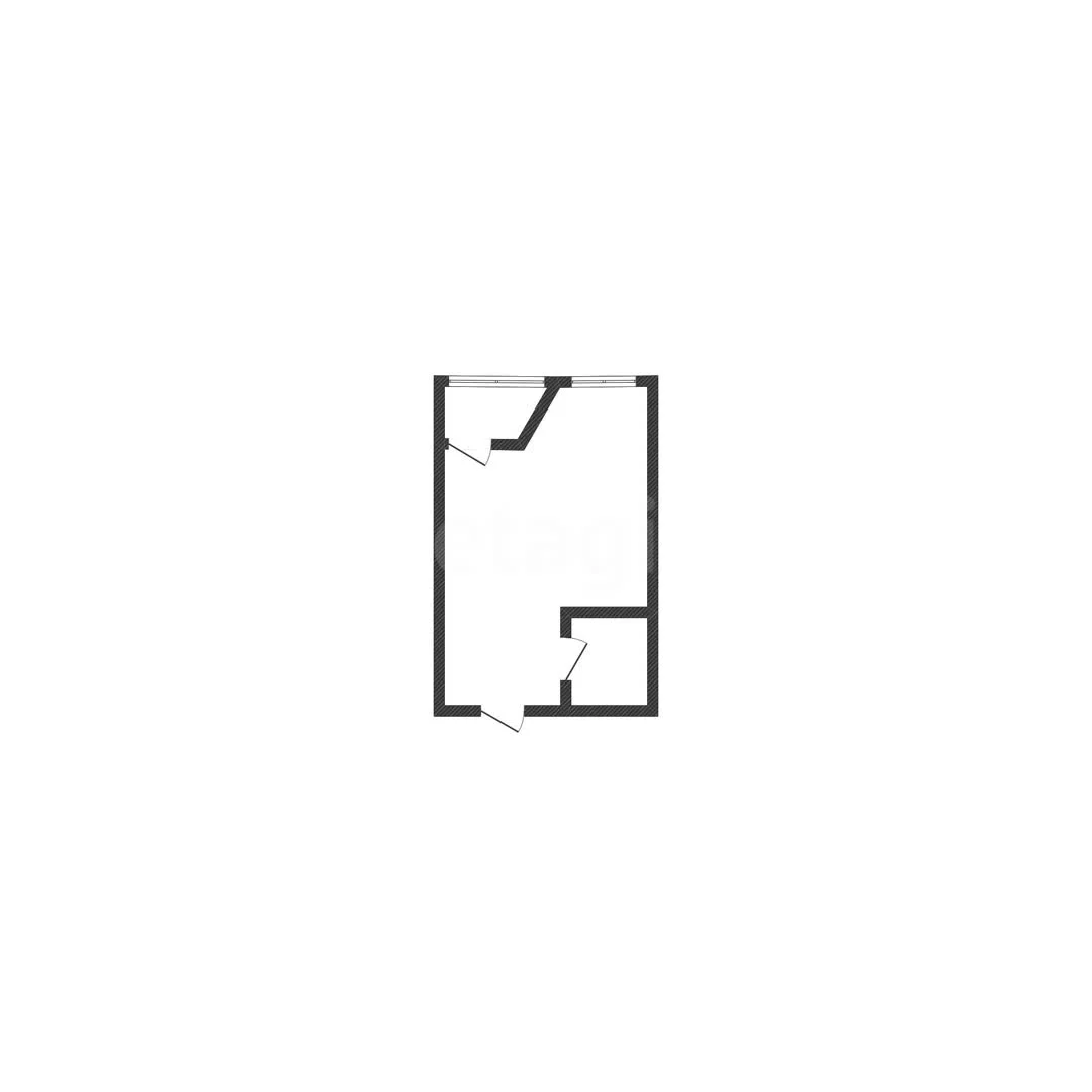 Студия, 25.4м² (Столярная улица, 10) - миниатюра 6