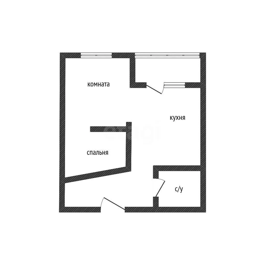 1-к квартира, 36.4м² (Войсковая улица, 20к3) - миниатюра 13