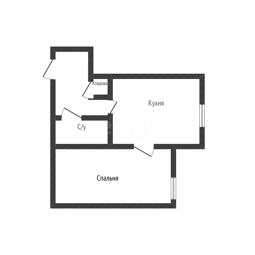Студия, 39.3м² (Черкасская улица, 125) - миниатюра 22