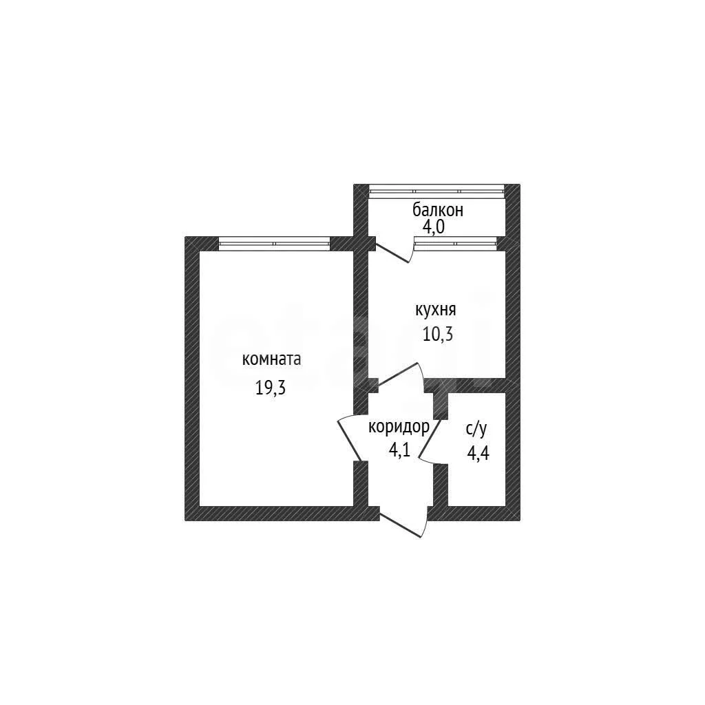 1-к квартира, 38.1м² (проезд Репина, 42) - миниатюра 24