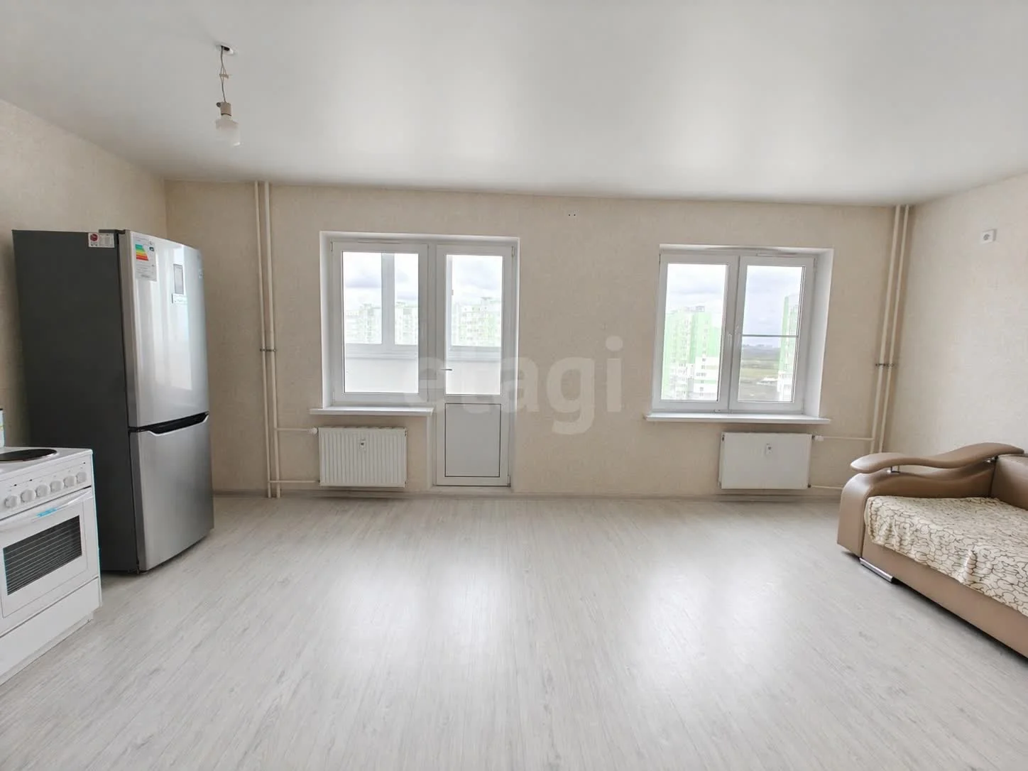 2-к квартира, 53.5м² (улица имени Героя Советского Союза Якова Кобзаря, 2) - миниатюра 2
