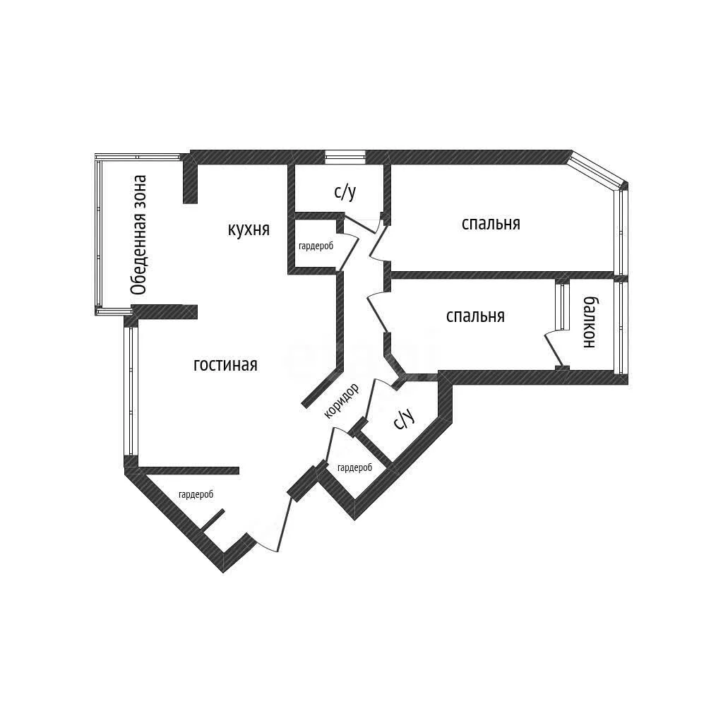 3-к квартира, 125м² (бульвар Клары Лучко, 14к1) - миниатюра 35