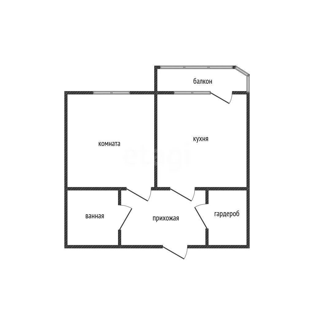 1-к квартира, 40.6м² (улица имени Героя Георгия Бочарникова, 8) - миниатюра 14