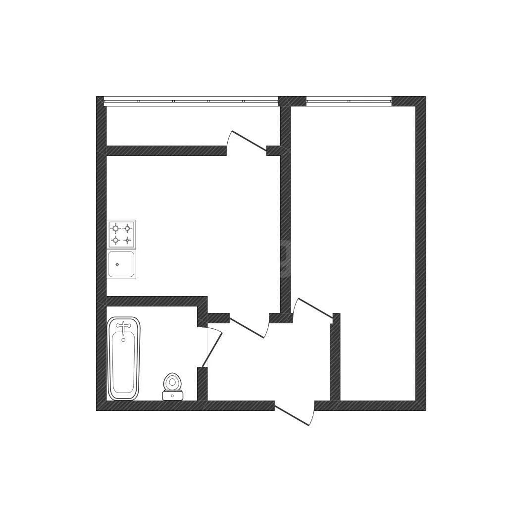 1-к квартира, 29м² (улица Селезнёва, 4/15к3) - миниатюра 9