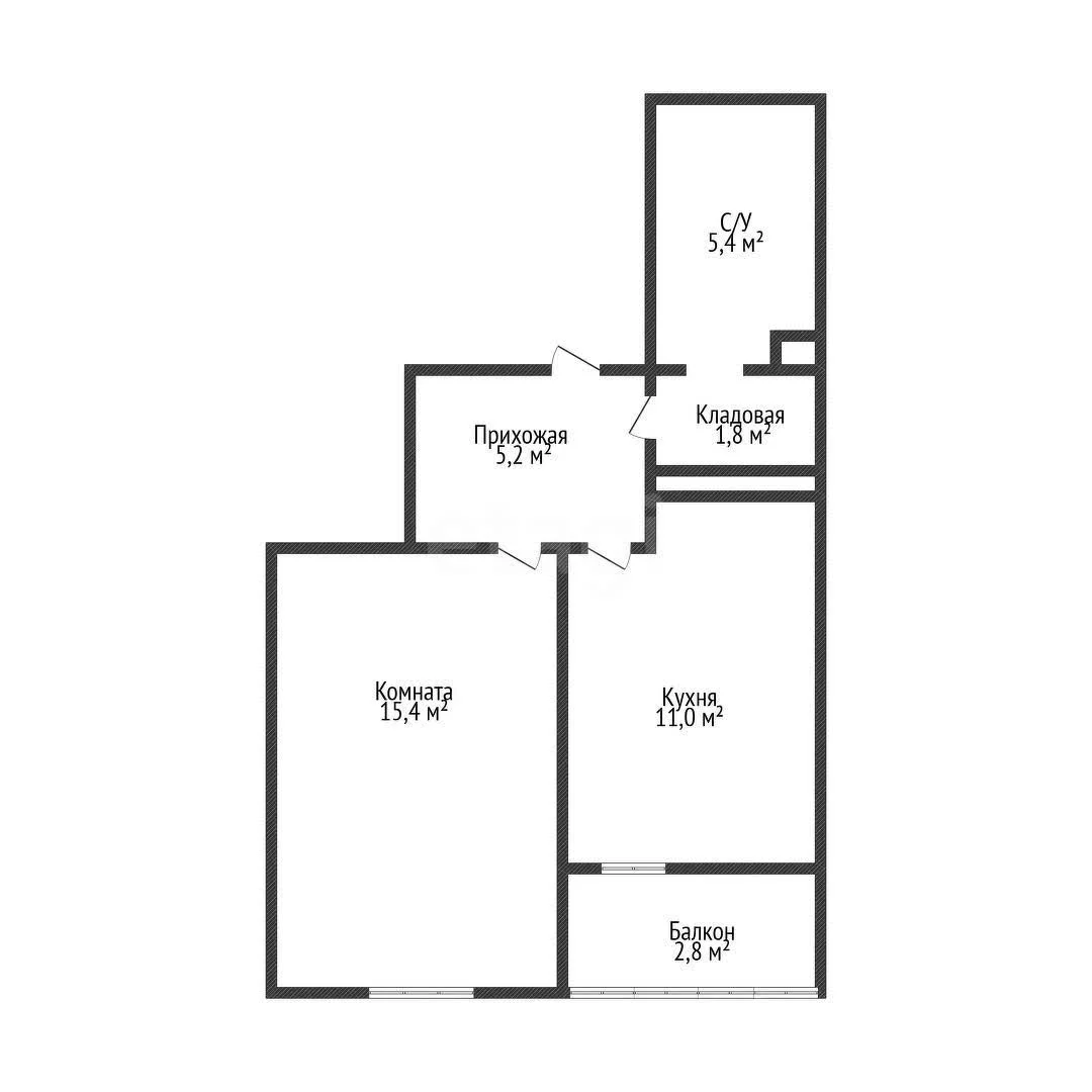 1-к квартира, 38.3м² (улица Западный Обход, 42к1) - миниатюра 27